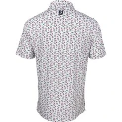 Golf Club Shop -Golf Club Shop footjoy mini floral lisle self color polo shirt 1