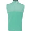 FootJoy Tour Logo Heather Yoke Half-Zip Outerwear Vest Golf Apparel -Golf Club Shop footjoy tour logo heather yoke half zip outerwear