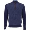 Turtleson Merino Birdseye 1/4 Zip Sweater Pullover Golf Apparel -Golf Club Shop turtleson merino birdseye 1 4 zip sweater