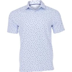 Under Armour ISO-CHILL Clover Shirt Polo Short Sleeve Golf Apparel
